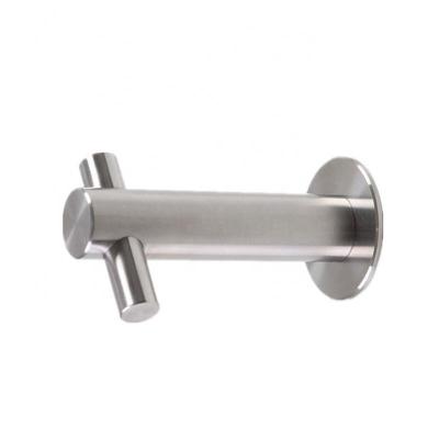 China Behind Doors/On Walls Wholesale Bathroom Accessories Stainless Steel Round Clothes Robe Hook Metal Wall Hook for sale