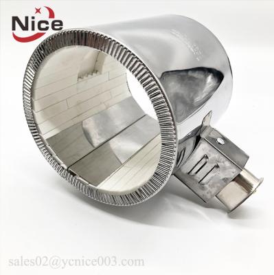 China Industrial Heating Etruder Electric Ceramic Band Heater Parts For Plastic Extruder for sale