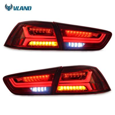 China VLAND APP Factory For Car Tail Lamp For 2008-2018 Lancer LED Tail Light For Lancer Tail Light With Moving LED DRL Brake Light for sale