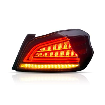 China VLAND Modified LED Tail Lamp Factory Wholesale Sales Tail Light Sequential Full LED Rear Lamp Turn Signal Tail Lights For Subaru Wrx 2013 Up Tail Lamp for sale