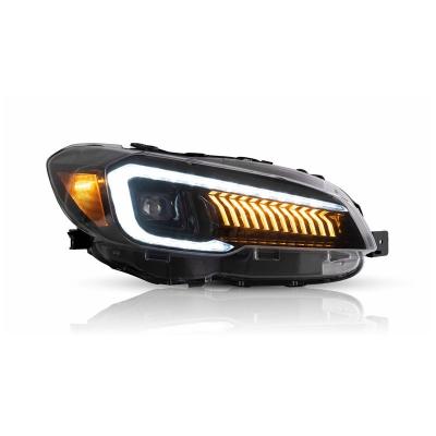 China VLAND Manufacturer For Car Head Lamp For WRX 2015 2018 2020 LED Headlight For WRX Full LED Head Light With Moving Turn Signal WRX for sale