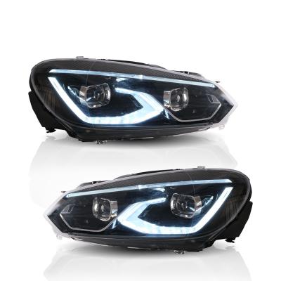 China VLAND Factory Waterproof LED Headlight For Volkswagen VW Golf 6 (without GTI R) 2008-2013 Other Auto Car Light Accessories Parts Lighting for sale