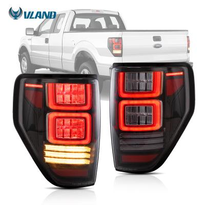 China VLAND Factory LED Waterproof Tail Lamp For Ford F150 2009-2014 SVT Raptor R Other Sequential Car Light Accessories Auto Lighting Systems for sale