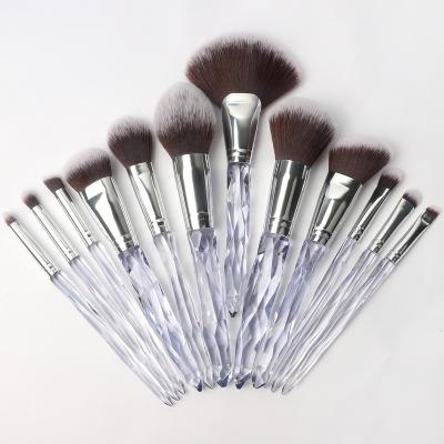 China Angular Blush Unique Stylish High Quality Luxury Vegan Makeup Brushes Customized Hottest Best High Quality Synthetic 2022 for sale