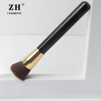 China 2022 Super Soft Touch ZH Factory Sale Eco Simple Flat Beauty Logo Luxury Foundation Custom Make Up New Ever Brushes Cosmetic for sale