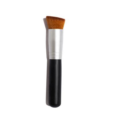 China Angular Blush ZH Cosmetic Base OEM Vegan Dense Makeup Brush Portable Makeup Brush for sale