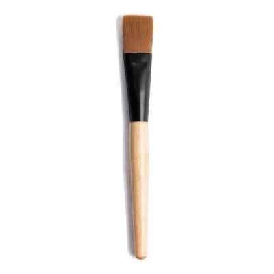 China 2022 Other Hot Sales Wholesale Makeup Tools Sweep Manufacturer Face Wood Long Handle Brush Face Mask Facial Brush for sale