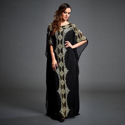 China 2021 Muslim Clothing Women Maxi Long Dress Abaya Women Dress Muslim Plus Size Casual Elegant Dress Big Size Muslim Dress for sale