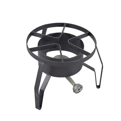 China Outdoor Cast Iron Factory Supply Steel Frame Cast Iron Single Burner Gas Stove for sale