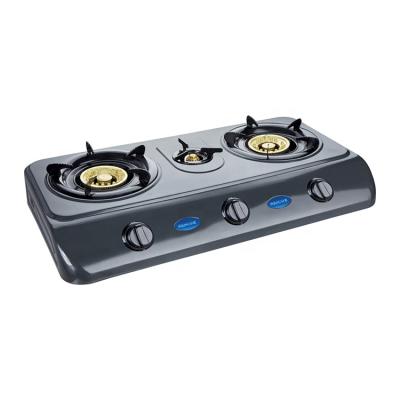 China Hotel New Product Launch Stainless Steel 3 Burner Portable Gas Stove for sale