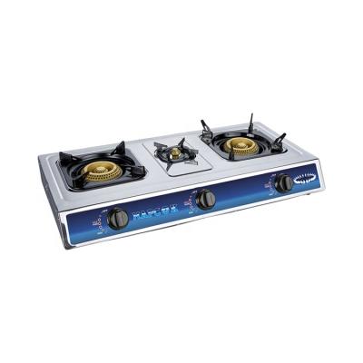 China 2021 New Fashionable Products Indoor Outdoor 3 Burner Portable Gas Stove for sale