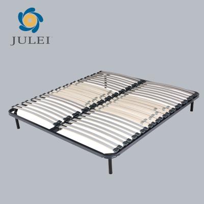 China Wholesale Welded Queen Slatted Metal Platform Bed Frames With Good Quality for sale