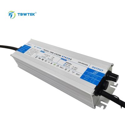 China LED lighting driver UL smps power supply (especially for plant grow lights) 240W power supply for LED plant grow power supply adjustable lightweight IP67 waterproof for sale