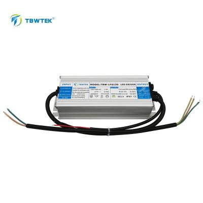 China TBWTEK DC 120W LED UL Certificated Power Supply For Factory Grow Light Waterproof IP67 Dimmable PWM 180*67*40MM for sale