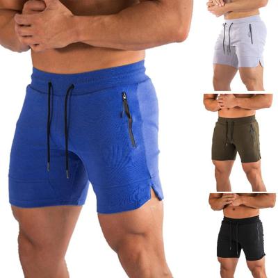 China Sporty Training Running Shorts Mens Pockets Antibacterial Side Quick Dry Breathable Active Gym Workout for sale