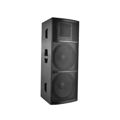 China China Supplier Quality Double 15 Inch Promotion Plywood Nice Custom DJ Plywood Speaker Wooden Box for sale