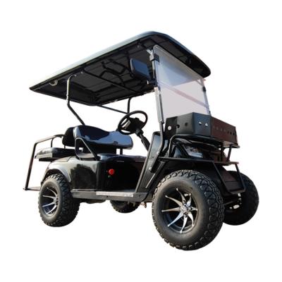 China Customized Cheap 2and4 Electric Golf Carts Factory Price Seat With 12inch Big Screen Audio for sale