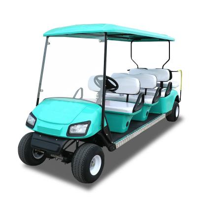 China 2022 Electric Cars 6 Seat Golf Car With CE 4 Wheel Speed ​​Mini Electric Car Smart Golf Electric Golf Carts 205-50-10 for sale