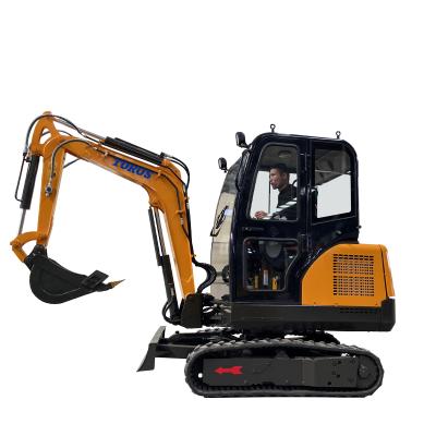 China Hotels TE20 0.8Ton 1Ton 2 Ton Cheap Garden Mini Excavator Mini Digger Hydraulic Excavator For Sale for sale