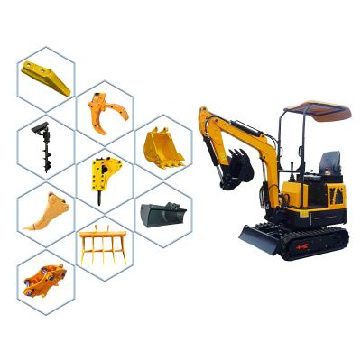 China Cheap Crawler Small Digger Excavator For Hotels Suitable Price TE08 Mini Excavator China High Quality for sale