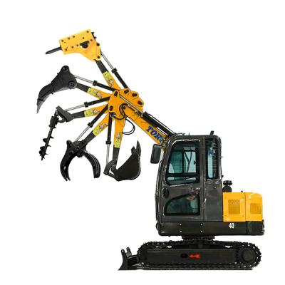 China Building Material Shops Chinese High Quality TE40 Mini Crawler Color Customized Hydraulic Excavator for sale