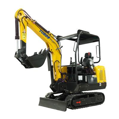 China TE25 Hotels Factory Price Free Shipping Garden Mini Crawler Excavator Brand Digger For Sale for sale