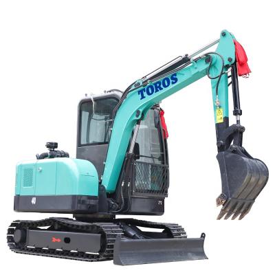 China Hotels TE40 CE EPA Crawler Excavator Backhoe Micro Excavator Thumb For Sale Buckets Digger Mini Excavator for sale