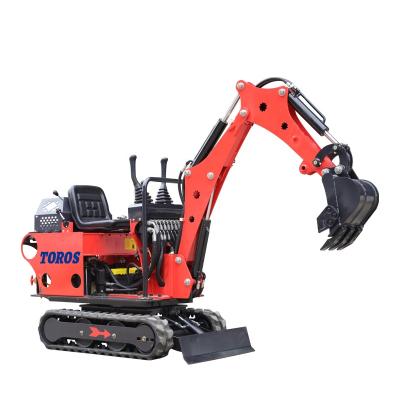 China Hotels TE08 Mini Excavator CE EPA Crawler Excavator Backhoe Micro Excavator Thumb For Sale Buckets Digger for sale