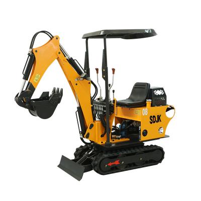 China Cheapest Sale Mini Excavator Multifunctional Hotel Improved Appearance Machine TE08 Small Digger China Mini Excavator For for sale