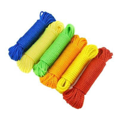 China Poly Poly Rope 10m Multicolor Nylon Flag Pole Polypropylene Clothesline Eco-friendly Camping Service Good Poly Nylon Rope for sale