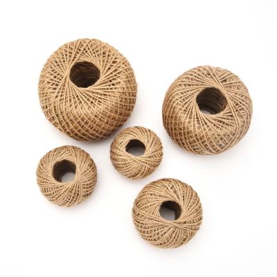 China High Quality Eco - Friendly Natural Jute Twine Rope Colorful 50g Jute Twine for sale