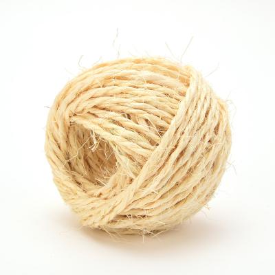 China Wholesale 100% Natural Sisal Rope Eco-Friendly Bulk Twine Eco-Friendly Diy Packing 100g Jute Recyclable Jute Hemp Rope for sale