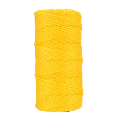 China Eco - Friendly High Tenacity 15mm Color PP Twist 100g Multifilament Twine for sale