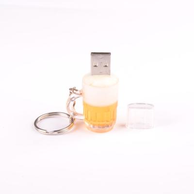 China Customized Animal Wine Bottle USB Flash Drive With Logo USB Memory Sticks With Keychain for sale