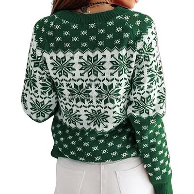 China Custom Christmas Sweaters Merry Christmas Christmas Sweater Sweater Breathable Men's Neck Sweater Christmas Sweaters For Adults for sale