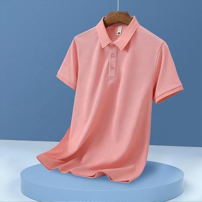 China Breathable Wholesale Cotton Polyester Cheap Work Casual Golf Tops Uniform Plain Polo Shirt for sale