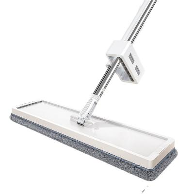 China Sustainable factory OEM white card wash and self-cleaning mop with dead corner cleaning and 360 degree bucket for home cleaning for sale