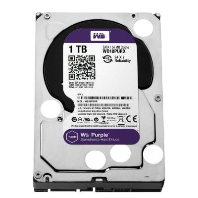 China Human Motion Tracking Original Western WD10PURZ WD Purple 1TB Surveillance Hard Disk Drive - 5400 RPM Class SATA 6 Gb/s 64MB Cache 3.5 Inch - WD10PURX for sale