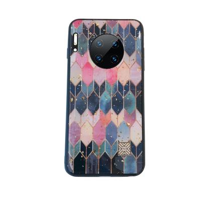 China Luxury Colorful Anti-fall Light Gold Foil Series Mobile Phone Case For Huawei Nova Mate P40 Series for sale