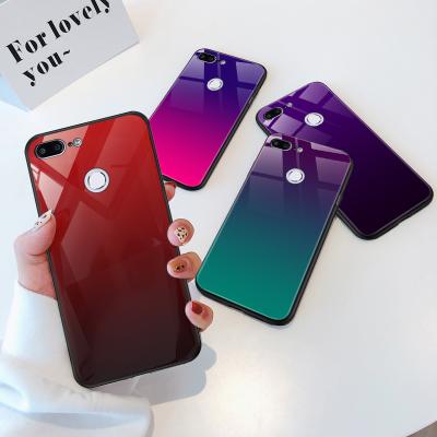 China Luxury Ultrathin Gradient Tempered Glass Phone Case For Huawei P30 P20 Lite For nova 3i For Honor 10 8X for sale