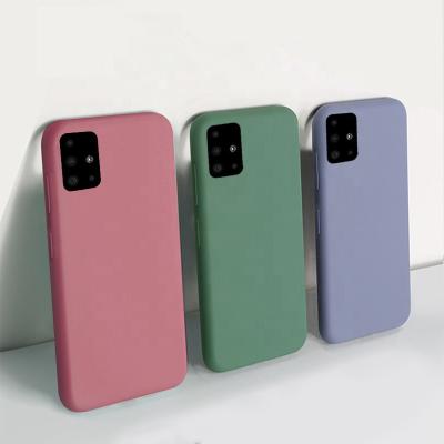 China Hotsell Silicone Liquid Phone Case Soft Silicone Phone Case For Samsung Note 9 10 Plus S8 S9 S10 Plus S20 Edge A50 A70 for sale