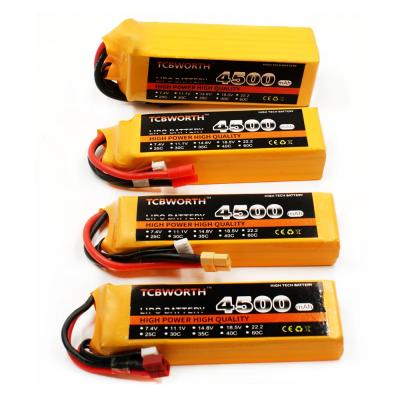 China For car promotion price etc. Hot Sale RC Car Lipo Battery 10000/16000/22000mah 25c 14.8v 3s 4s 5s 6s Li-polymer Battery Pack for sale