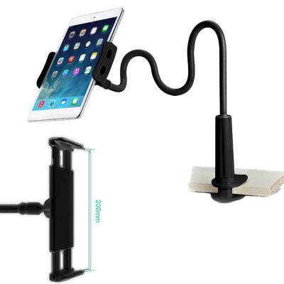 China Universal Hot Sale 360 ​​Rotating Long Flexible Arm Car Tablet Holder Tablet Bed Lazy Bracket for sale