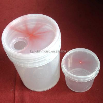 China Transparent Iron Plastic Container Drum Molds for sale