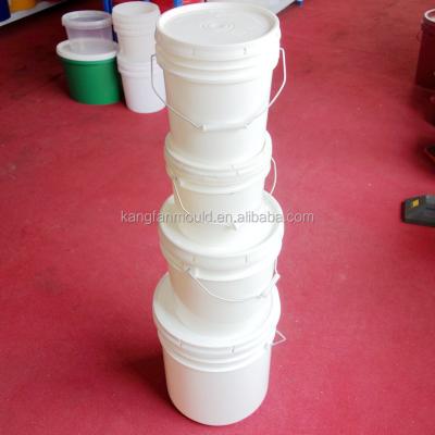 China 18L 16kg 4L Bucket Mold Paint Barrel Mold and inTaizhou Industrial Round Plastic Used Lube Oil Bucket Mold Steel for sale