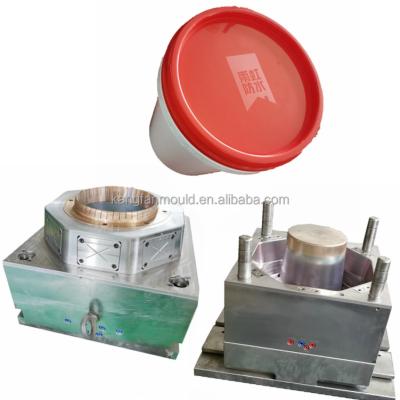 China Steel plastic injection mold forming mode and molding mold product of paint bucket lid and handle for sale