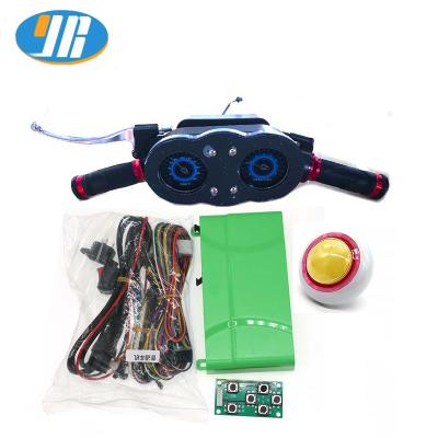 China Kids Simulator Motor Racing Game Main Board Kit Wire Setting Board DIY Arcade Motorcycle Handlebar Coin Operated Cover 38898 for sale