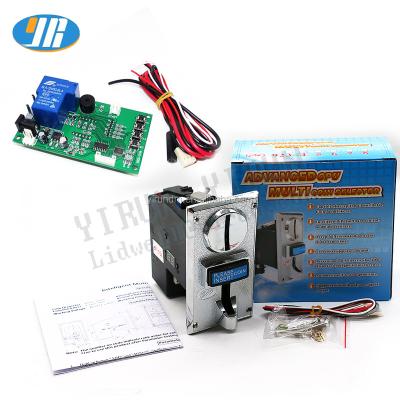 China 4 Digit Timer Timer Plastic Panel with CH926 Coin Acceptor 6 Coin Selector for Arcade Vending Digital Control for sale