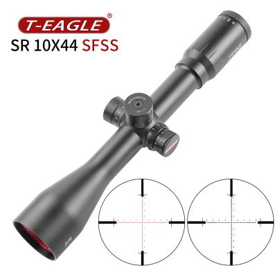 China Aluminum Alloy T-EAGLE SR 10X44 SFSS Long Range Shotgun Scope Hunter Scopes Tactical Accessories for Air Gun for sale