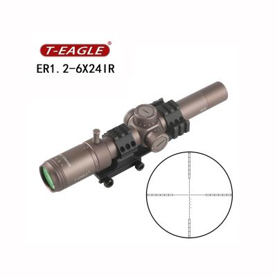 China Waterproof/fogproof/shockproof T-Eagle ER 1.2-6X24 IR Quick Aim Hunting Optics Tactical Riflescope For Scopes And Air Guns Accessories for sale